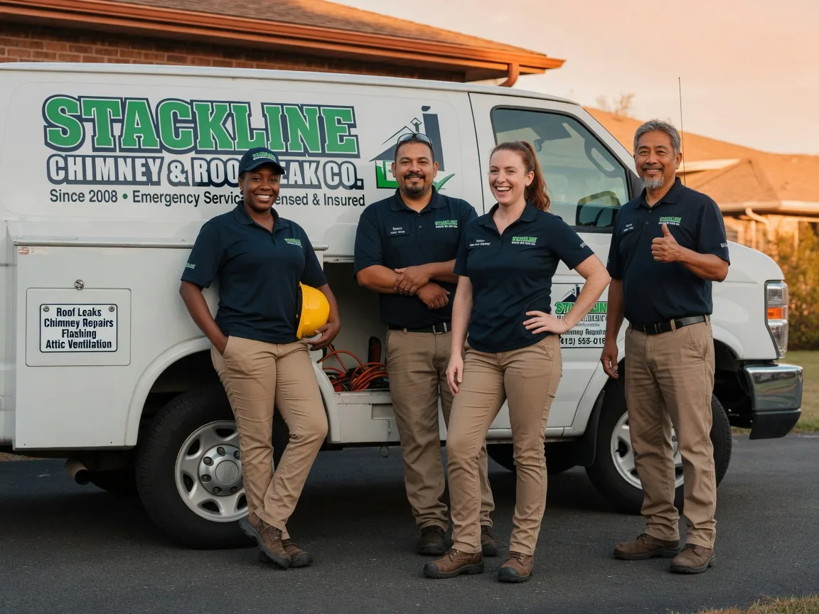 Chimney flashing repair company in Center Line, MI